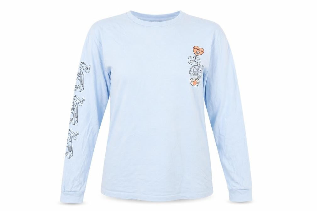 New Girl Order Women's Blue T-Shirt, UK Size 10