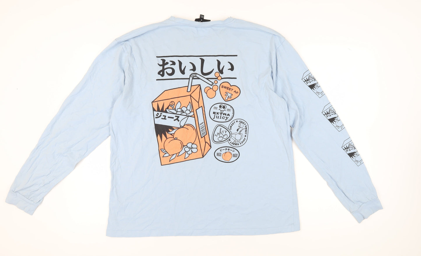 New Girl Order Women's Blue T-Shirt, UK Size 10