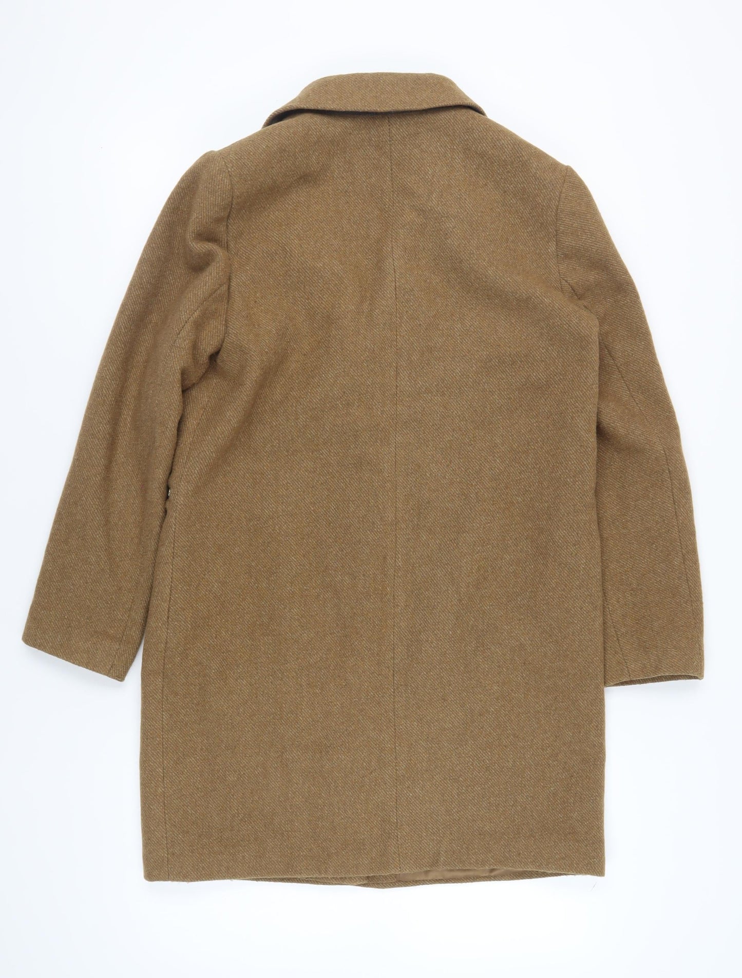 Marks and Spencer Women's Brown Mid-Length Overcoat Size 12