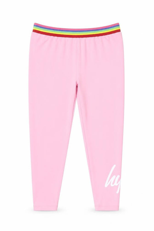Hype Girls Pink Ankle Leggings, Size 13 Years