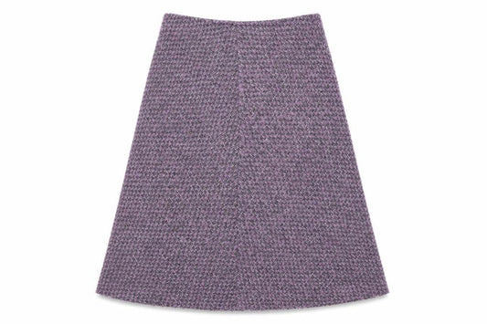 Eastex Women's Purple A-Line Midi Skirt, Size 14