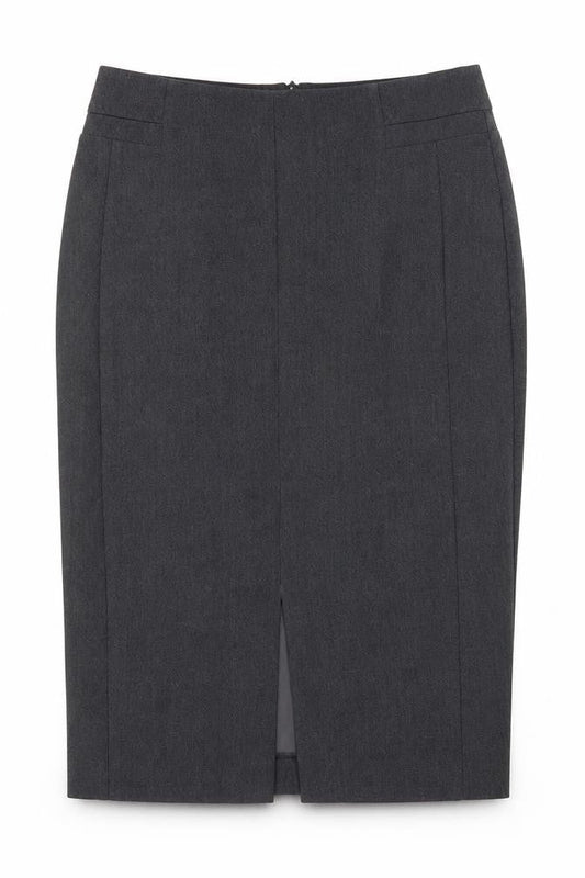 Marks & Spencer Women's Grey Pencil Skirt, Size S, Business Casual