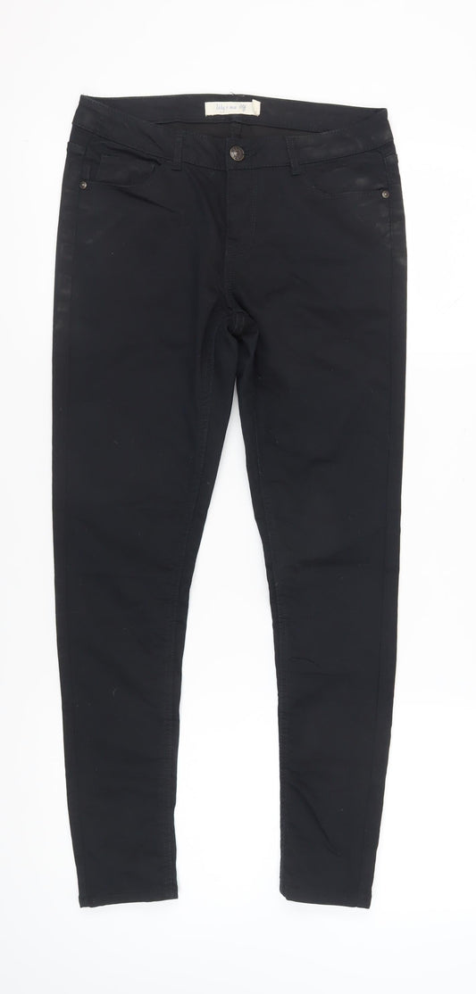 Lily and Me Women's Black Skinny Jeggings Size 10