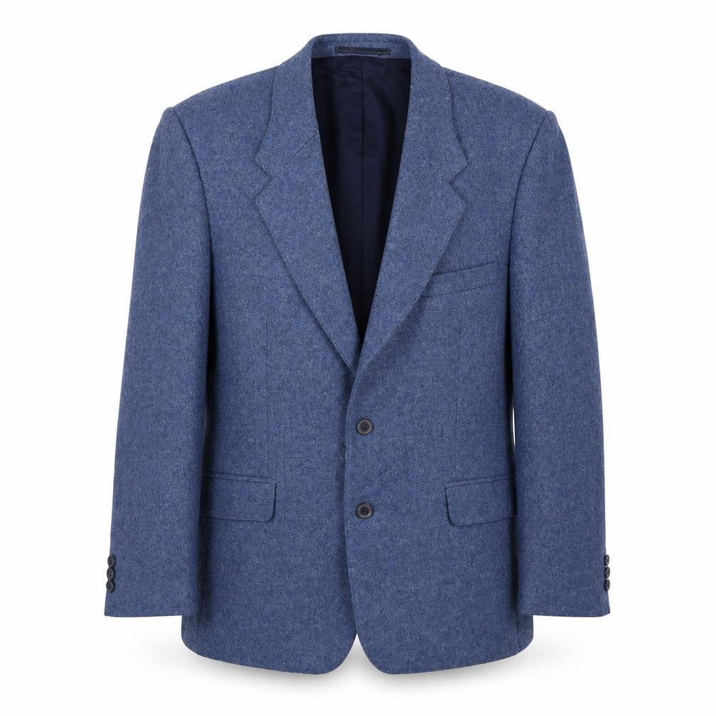 Classic Men's Blue Blazer, Size 40, Wool Jacket
