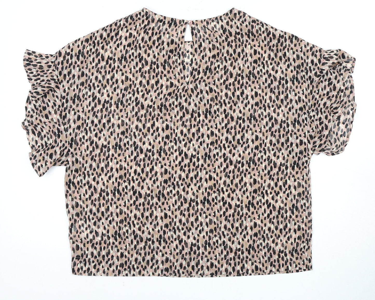 Next Women's Multicoloured Blouse UK 8 Animal Print