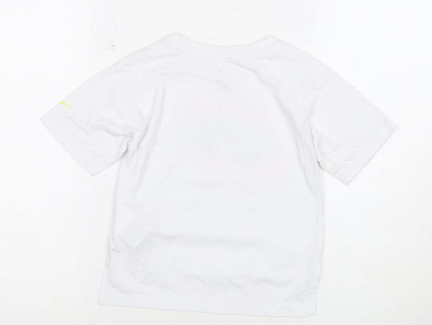 Nike Unisex Kids White Graphic T-Shirt 4-5 Years