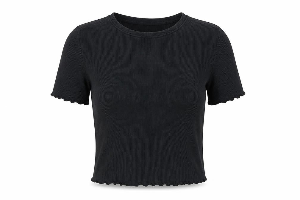 Collusion Women’s Black Slim T-Shirt, Size 10