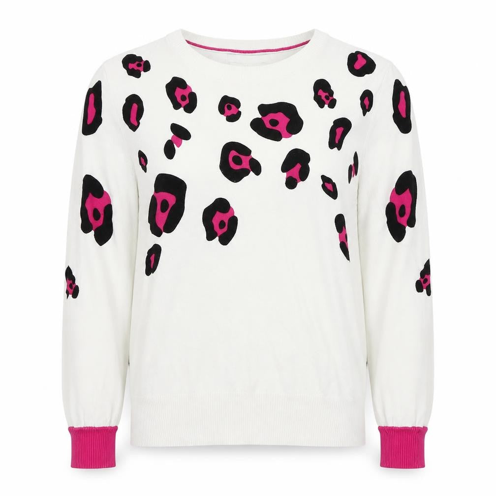 Next Women's Multicoloured Animal Print Pullover Jumper