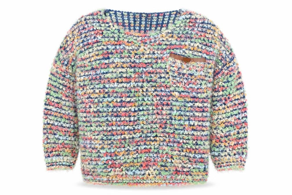 Izabel London Women's Multicoloured Knit Pullover, Size 10
