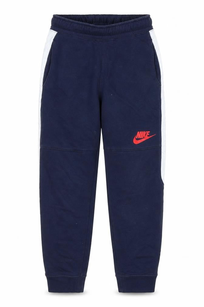 Nike Boys Blue Jogger Trousers, Size M, Cotton Blend