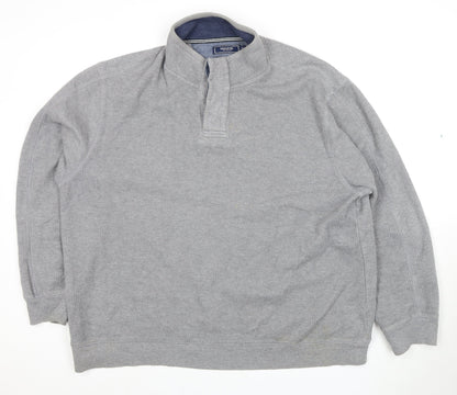 Additional front view of Maine New England Men's XL Grey Collared jumper