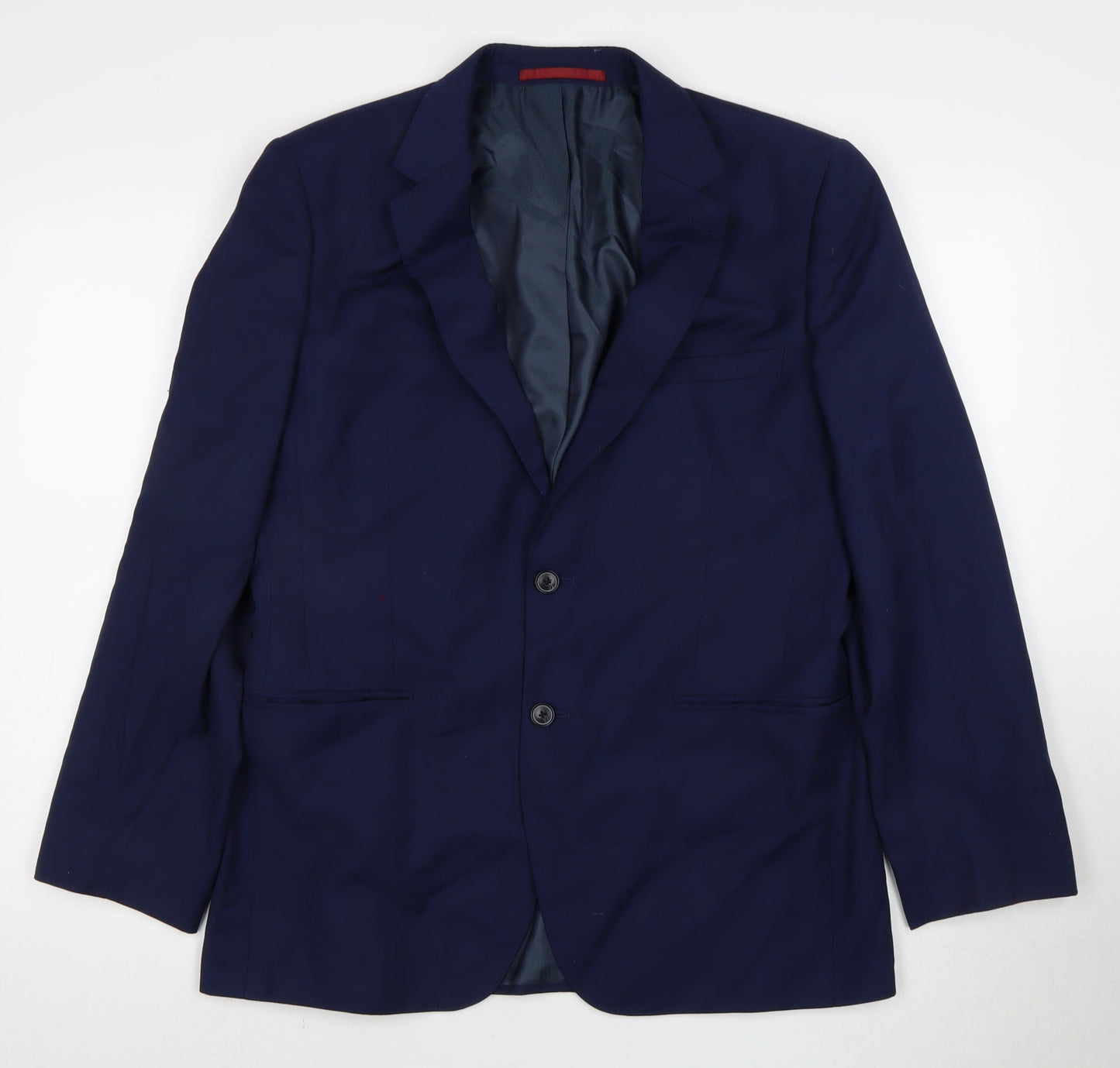 Burton Menswear London Blue Men's Regular Fit Blazer 42R