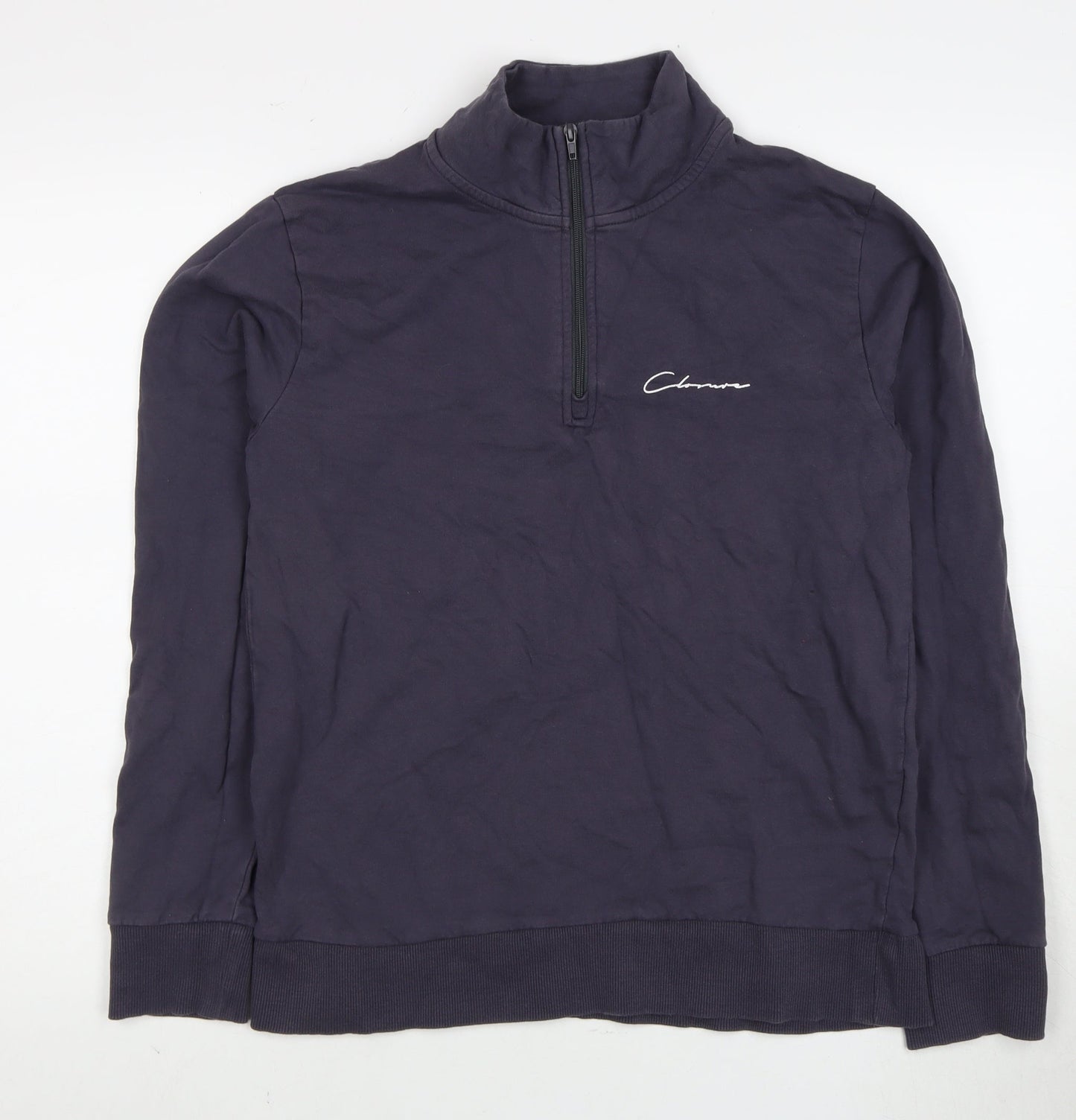 Closure London Men's Blue M Pullover Sweatshirt