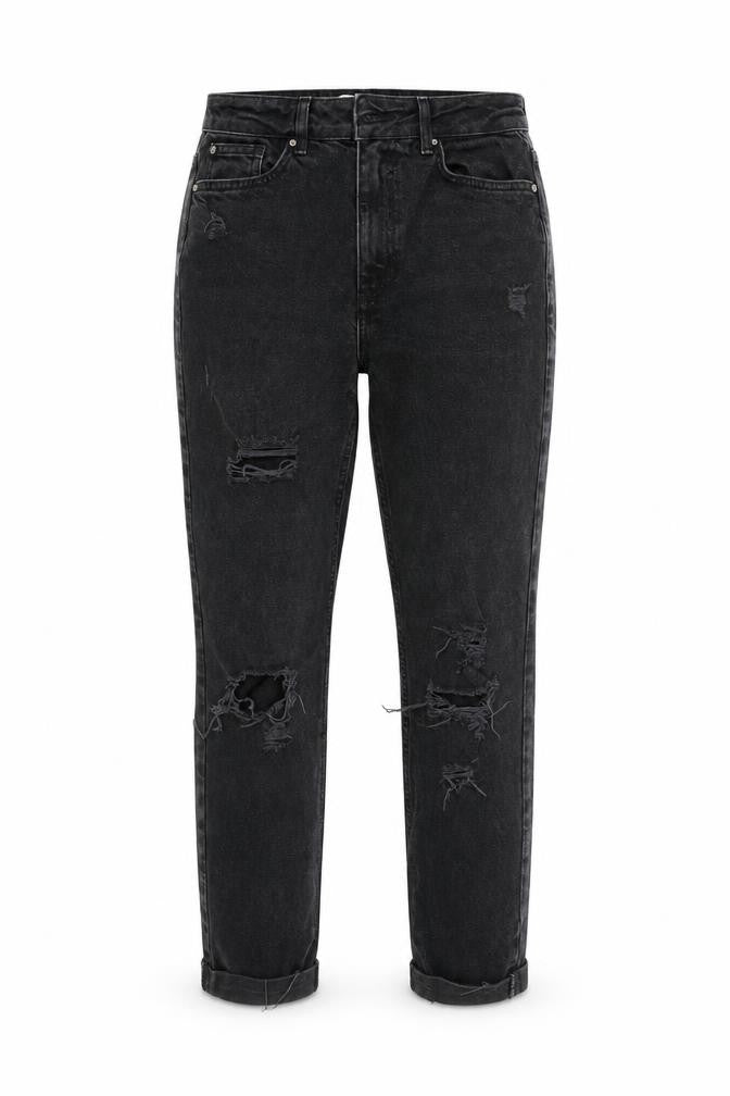 New Look Black Skinny Jeans Teens Size 13 Distressed