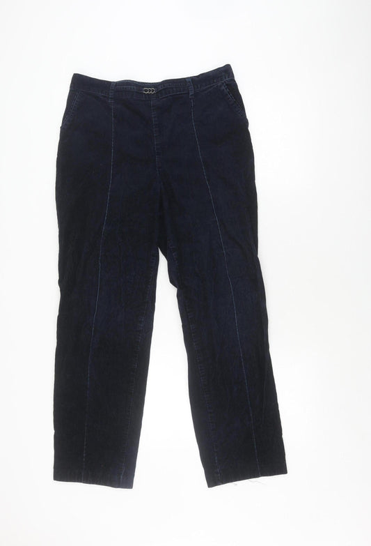 Marks and Spencer Women's Blue Trousers, Size 12