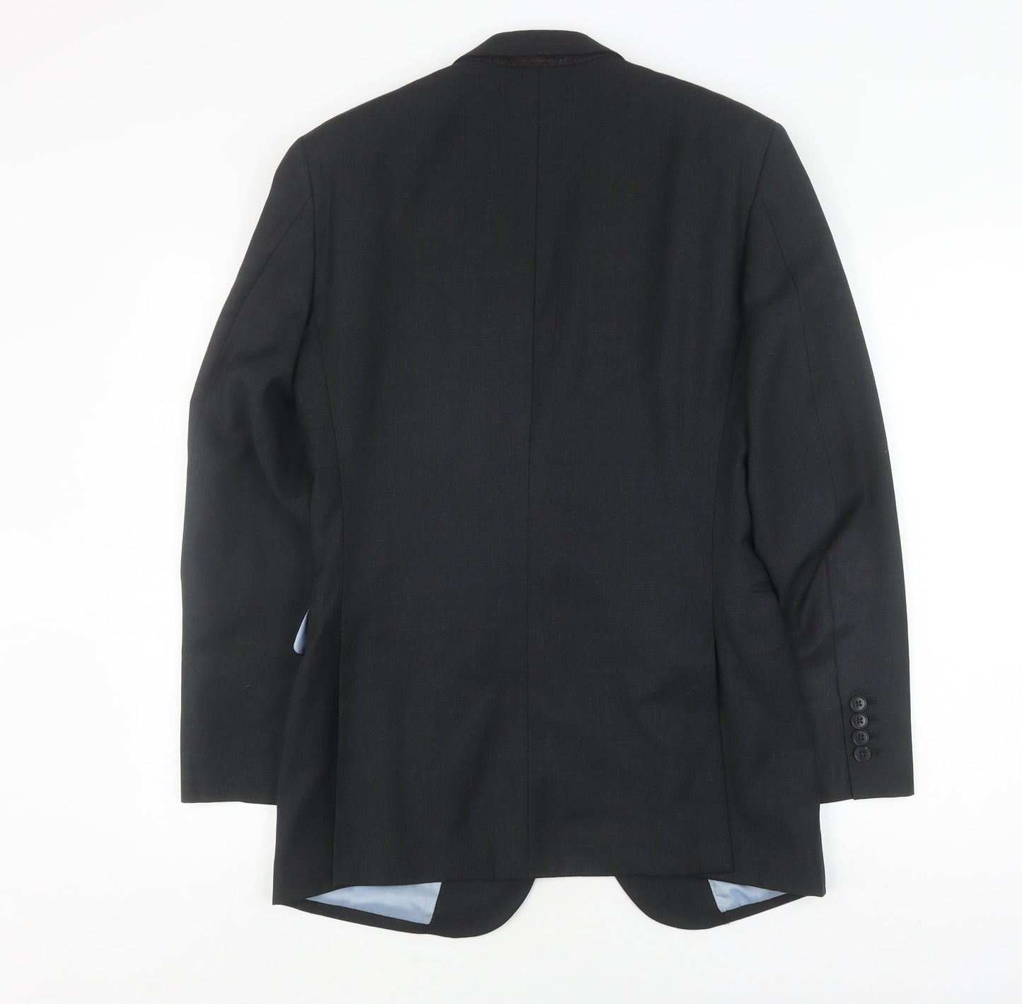 Charles Tyrwhitt Men's Black Wool Blazer 36 Regular Classic
