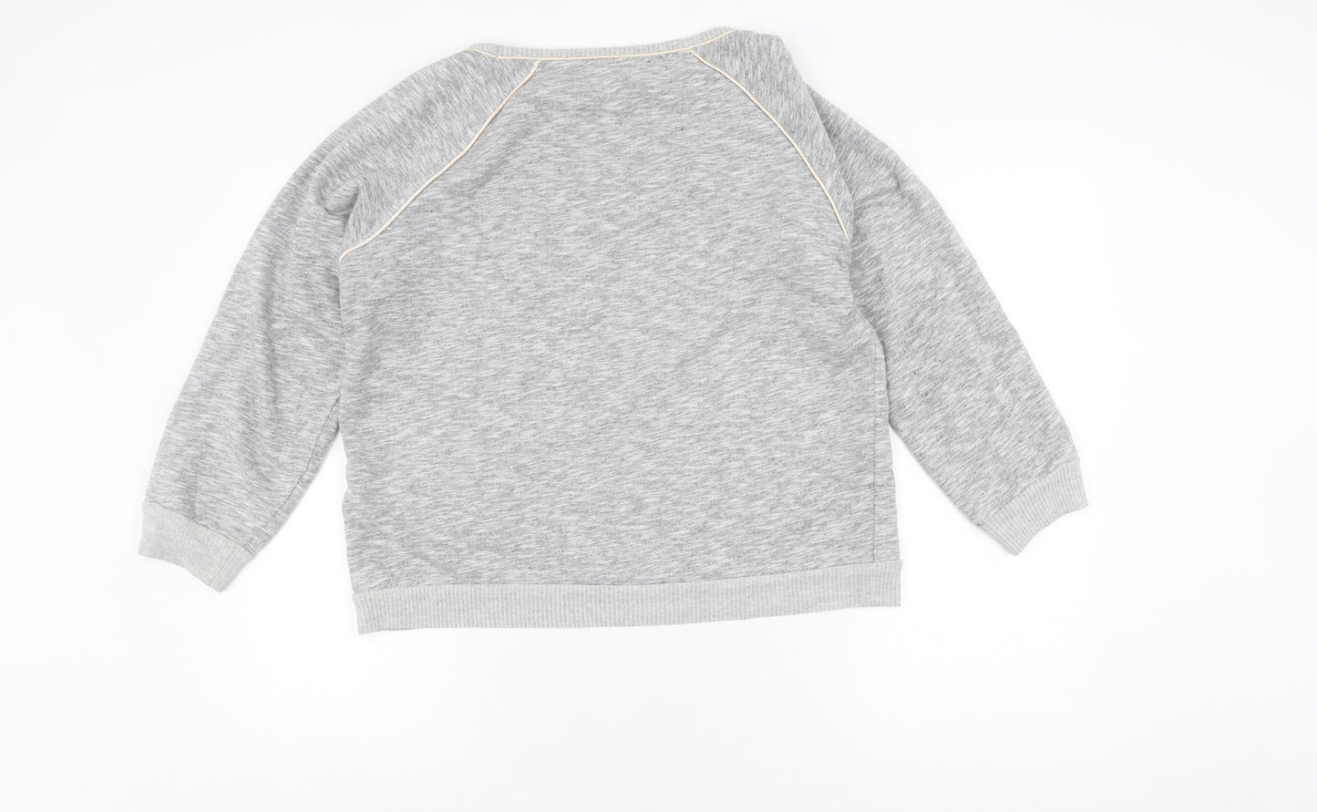 French Connection Women's Grey Pullover Sweatshirt Size L
