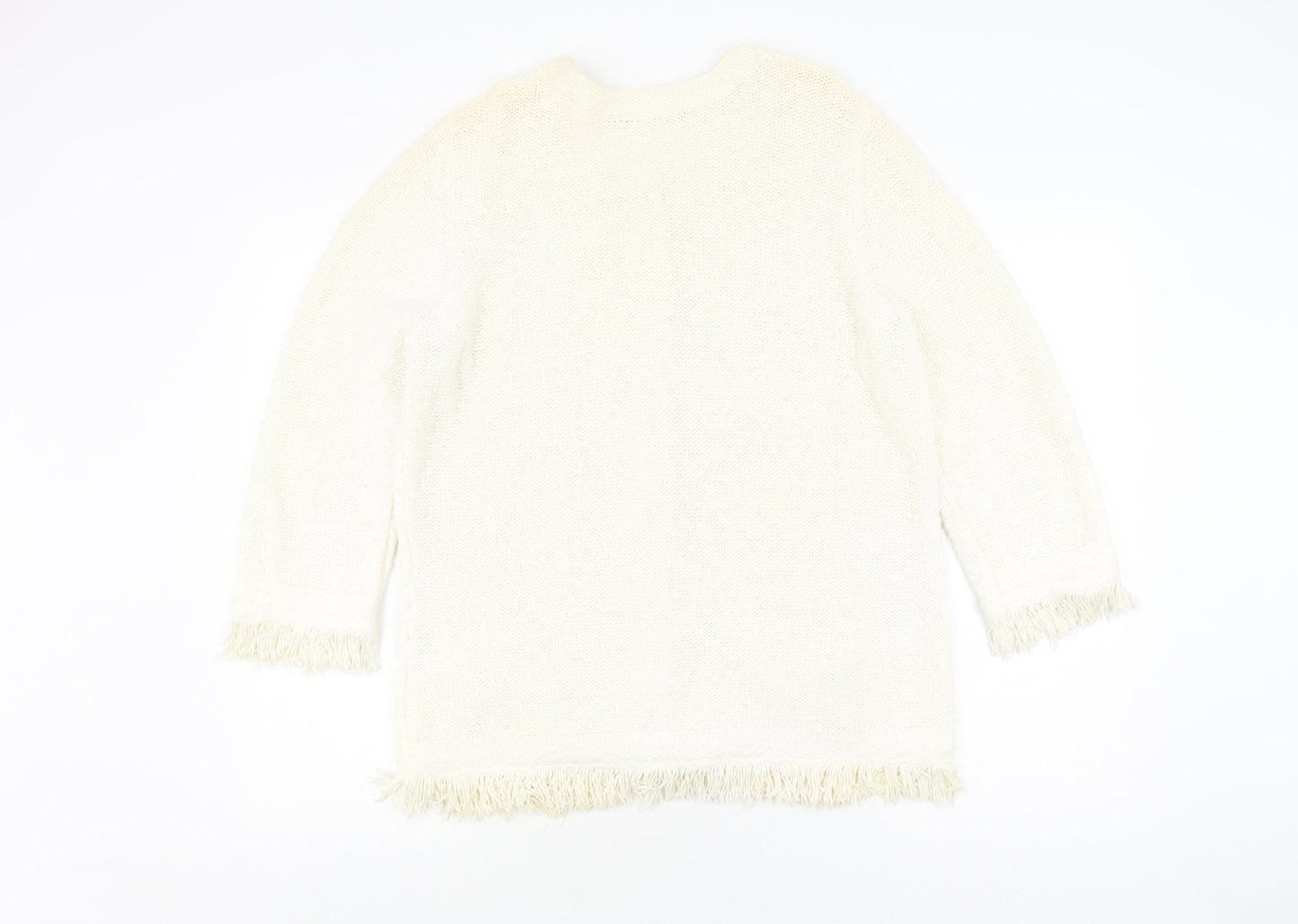Windsmoor Women's Ivory Cardigan L Cotton Knit