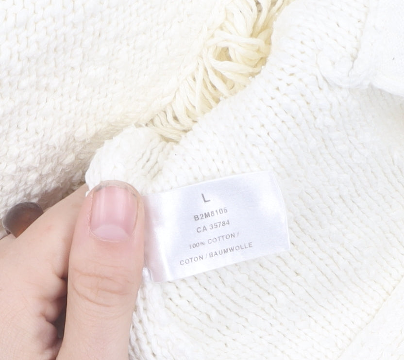 Windsmoor Women's Ivory Cardigan L Cotton Knit