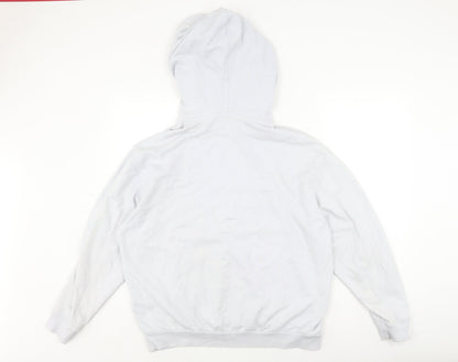 Levi's Men's White Pullover Hoodie M, Logo Accents