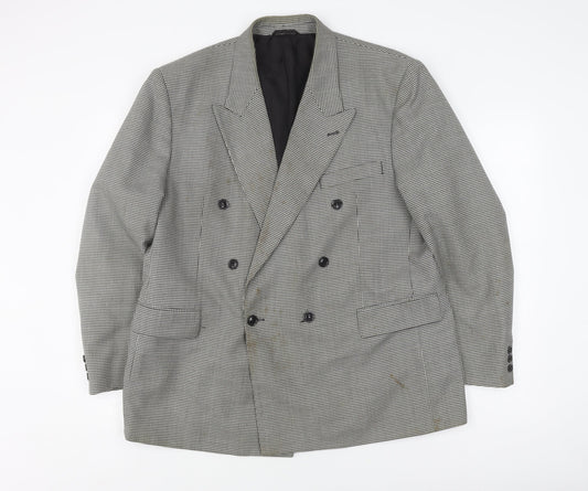 Skopes Men's Grey Double-Breasted Blazer 44S