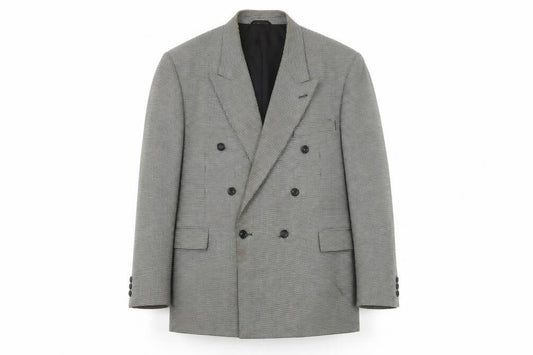 Skopes Men's Grey Double-Breasted Blazer 44S