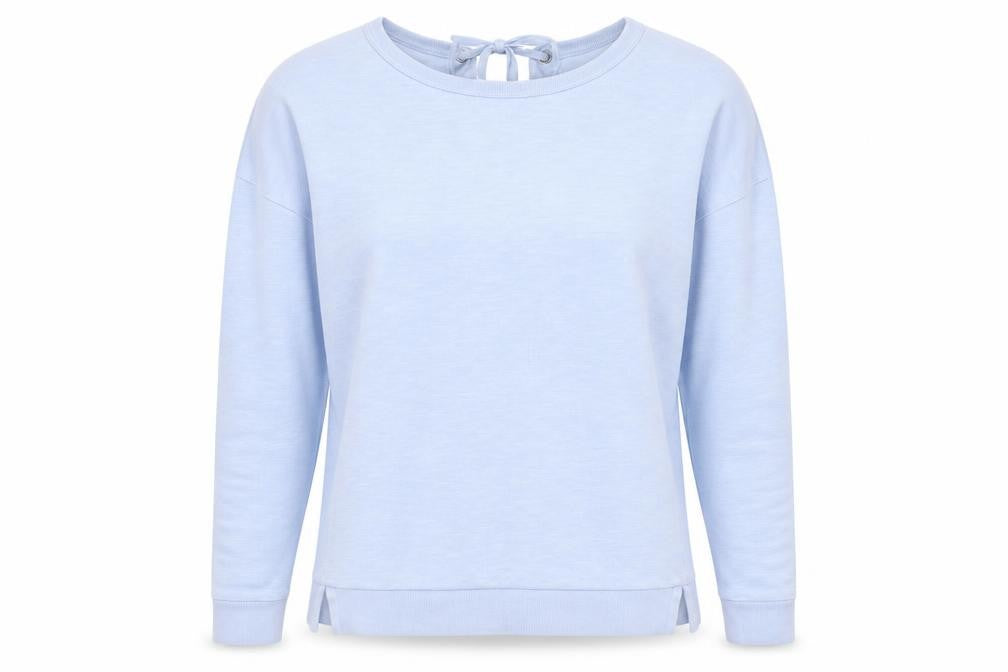 Next Women's Blue Pullover Sweatshirt Lace Up