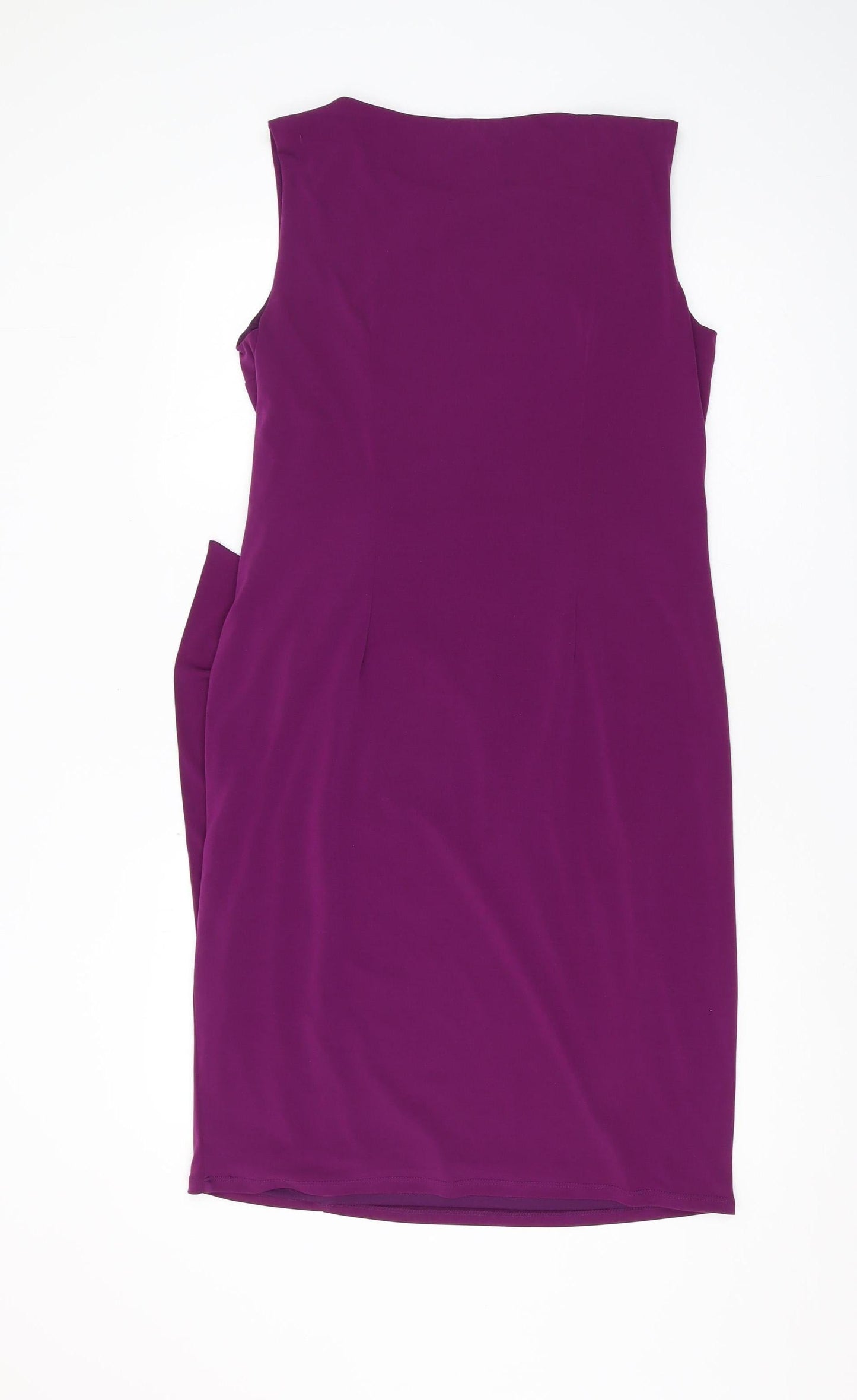 Planet Women's Purple Knee Length Sleeveless Sheath Dress