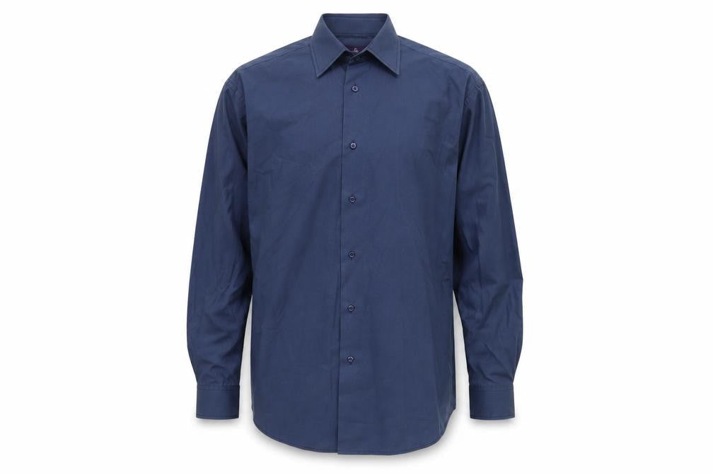 Next Men's Blue Regular Fit Button-Up Shirt 16.5