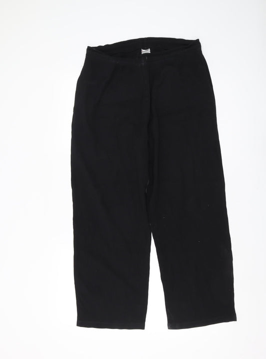 Damart Women's Black Trousers Size 18 Viscose Blend