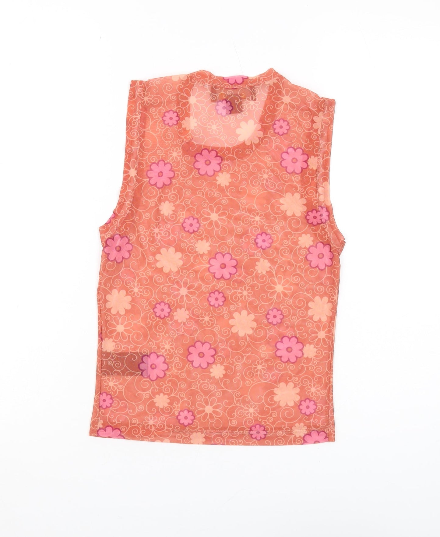 Urban Outfitters Women's Pink Floral Tank, Size S