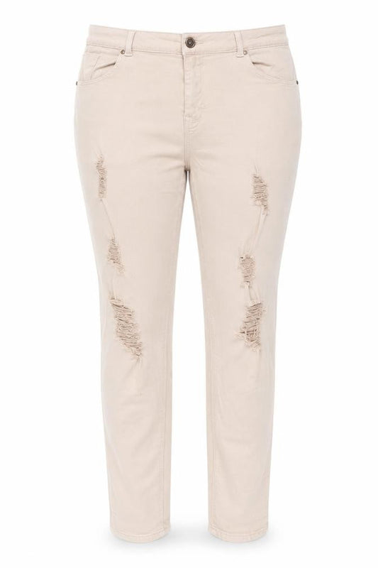 Simply Be Women's Beige Skinny Jeans Size 16
