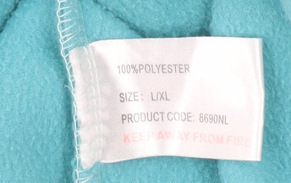 Amoretti Women's Blue Fleece Waistcoat L Full Zip