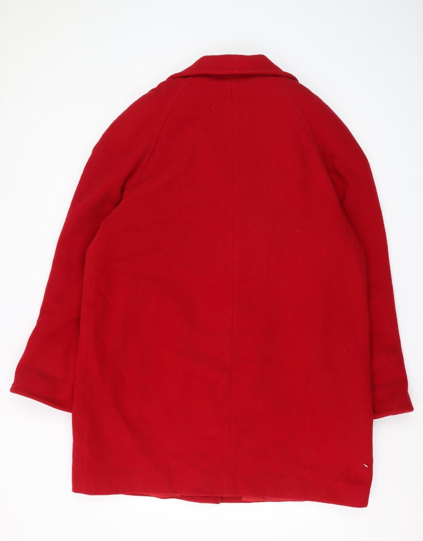 Astraka Women's Red Wool Overcoat Size 16