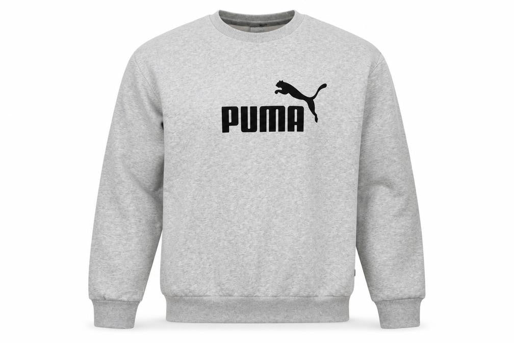 Puma Men's Grey Crew Neck Sweatshirt - Size M