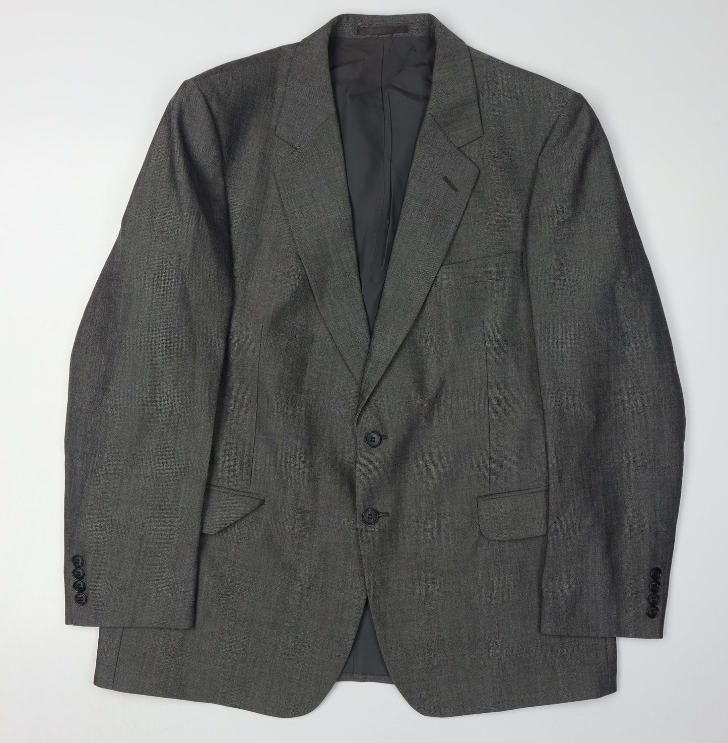 St Michael Men's Grey Blazer, 42S Notch Lapel, Formal