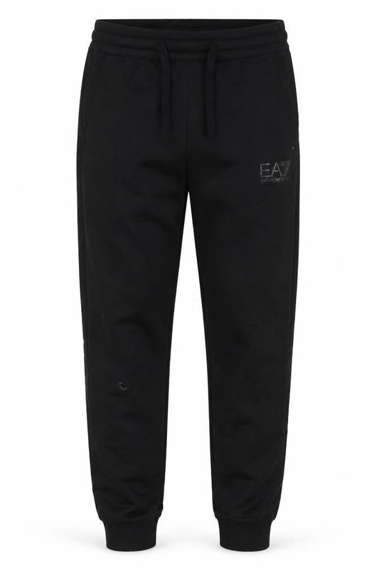 Front view of Emporio Armani Men's Black Jogger Trousers S