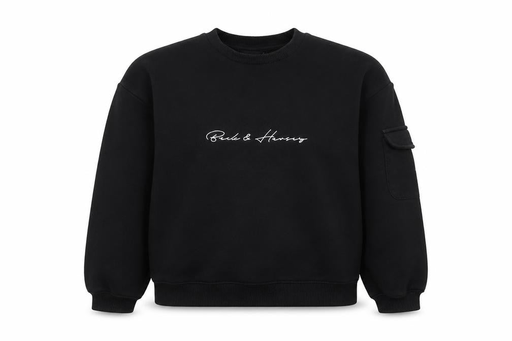 Beck & Hersey Unisex Black Sweatshirt Size 6