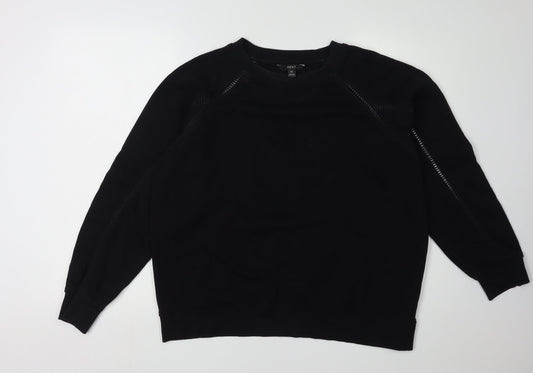 NEXT Women's Black Medium Pullover Sweatshirt