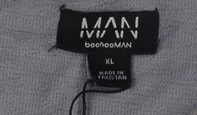 boohooMAN Men's Grey Pullover XL Sweatshirt