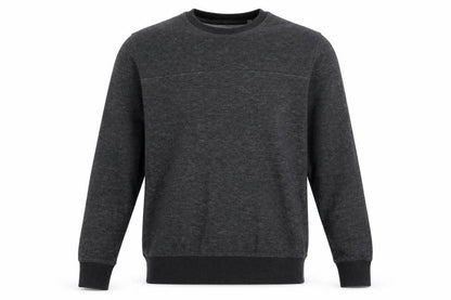 Front view of Red Herring Men's Grey Medium Crew Neck Pullover Sweatshirt