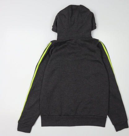Lonsdale Womens Grey Full Zip Hoodie Size 10