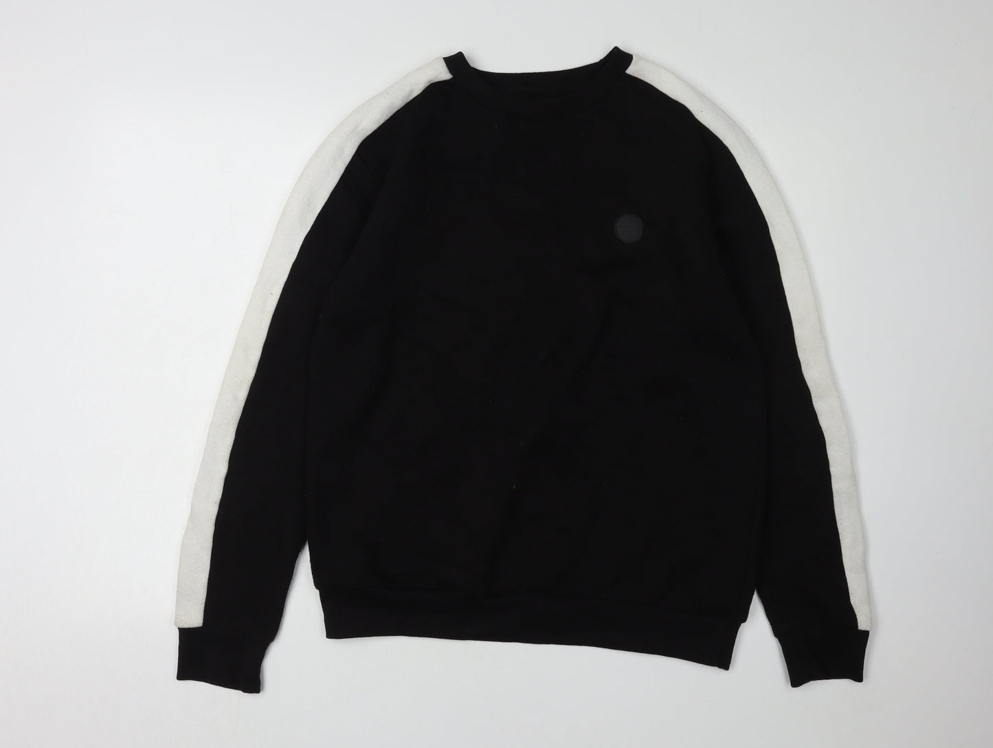 Soul Star Men's Black Pullover Sweatshirt - M