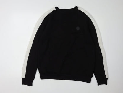 Soul Star Men's Black Pullover Sweatshirt - M
