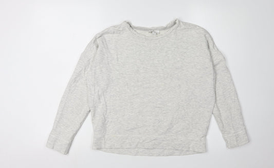 The White Company Women's Grey Pullover Sweatshirt S