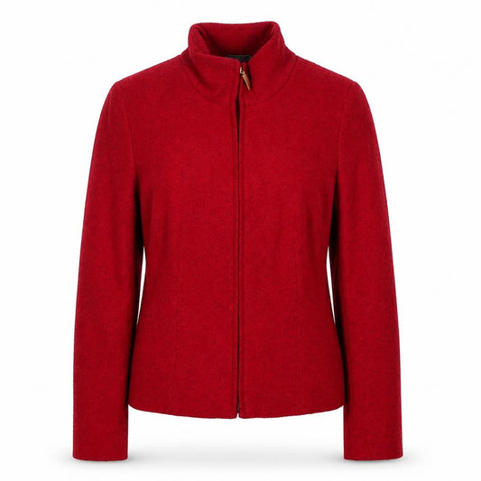 Marks & Spencer Red Wool Jacket, Women, Size 12, Regular Fit