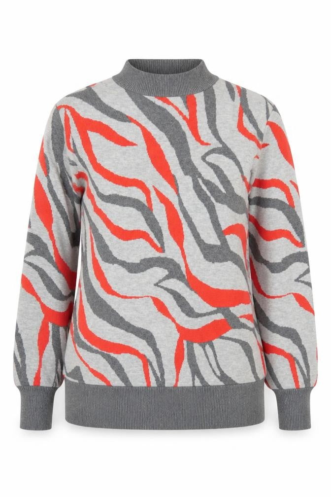 Marks & Spencer Women's Multicoloured Mock Neck Jumper M