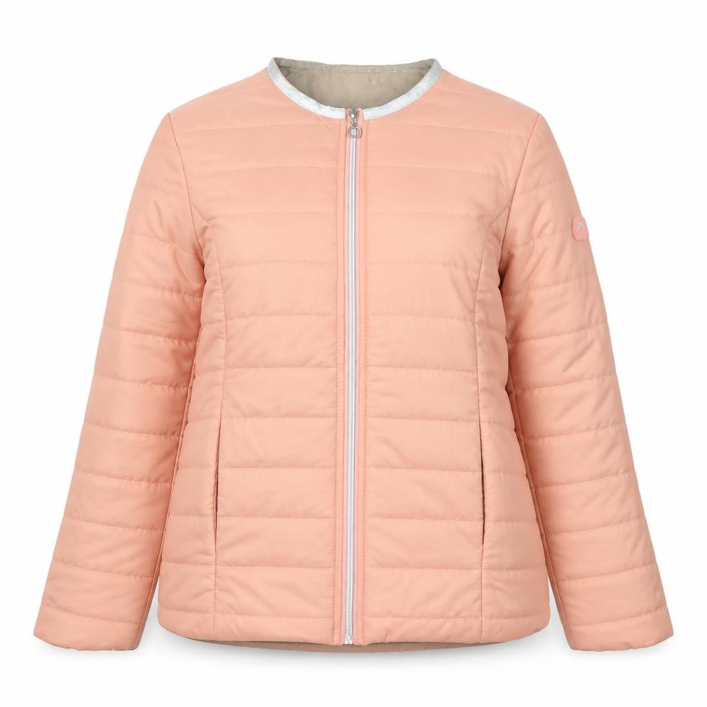 Damartex Women's Pink Puffer Jacket, Size 10