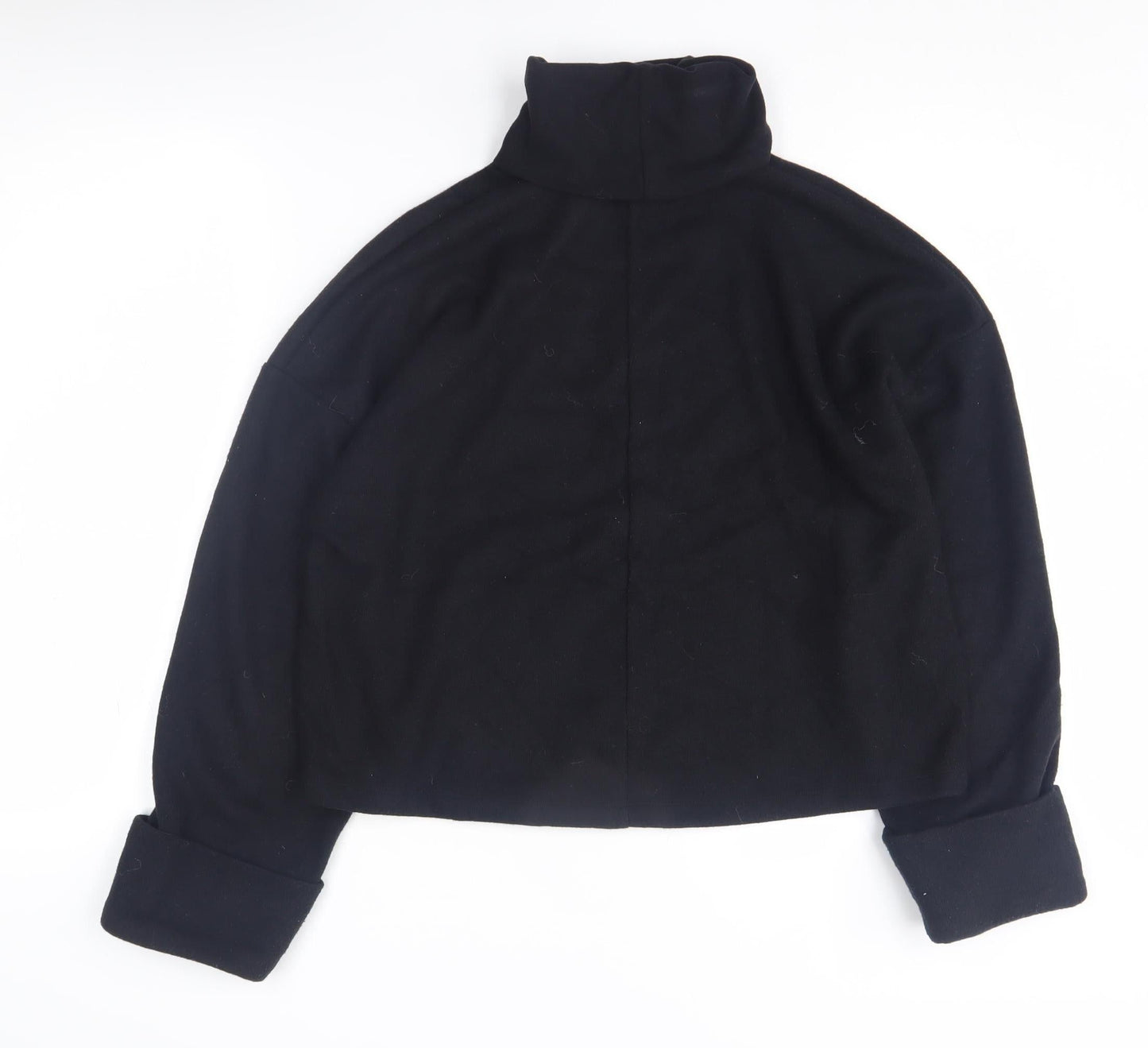 ASOS Design Women's Black Roll Neck Pullover Jumper Size 8