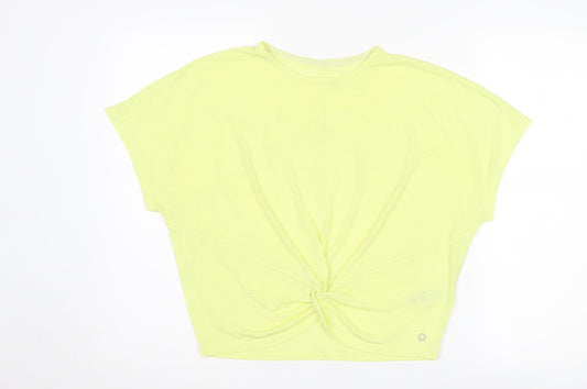 Marks and Spencer Women's Yellow T-Shirt, Size 12